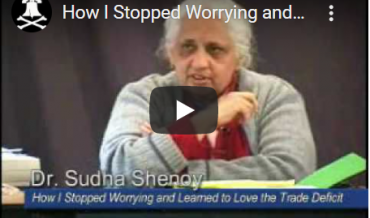 How I Stopped Worrying and Learned to Love the Trade Deficit | Sudha Shenoy