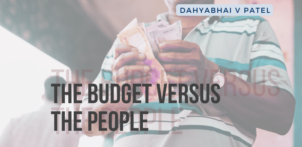 The Budget Versus The People